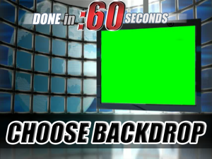 video virtual set background